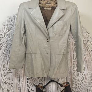 Stone Leather Vintage Jacket